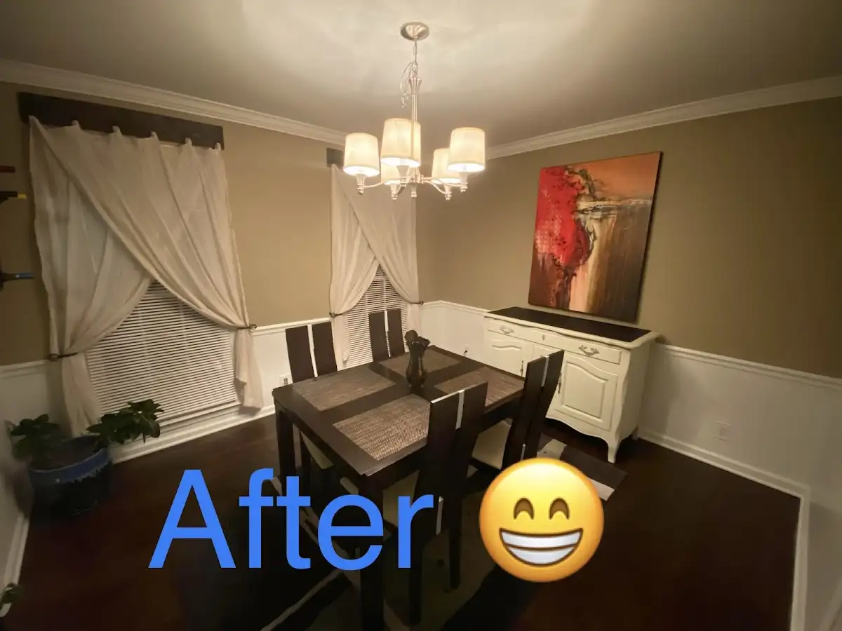 Professional dining room restoration after water damage in Warrington
